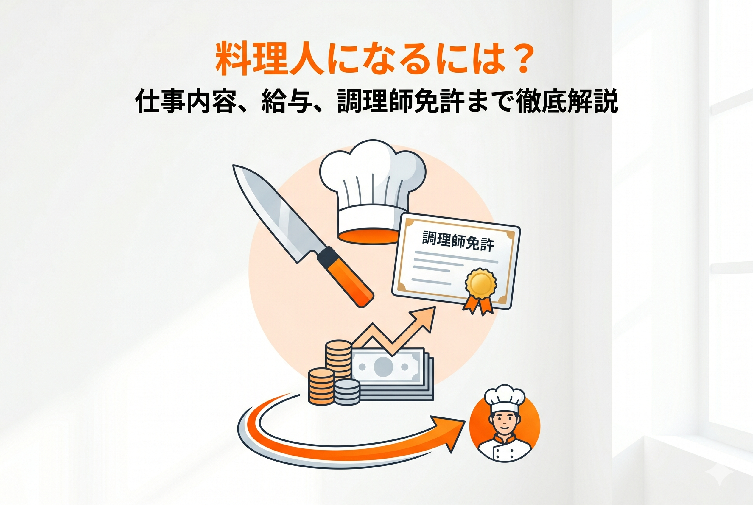 料理人になるには?仕事内容・給料・調理師免許まで徹底解説